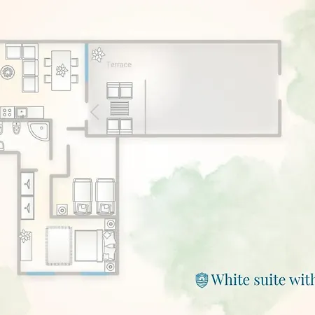 公寓 White With Private Terrace By Rent All 科莫